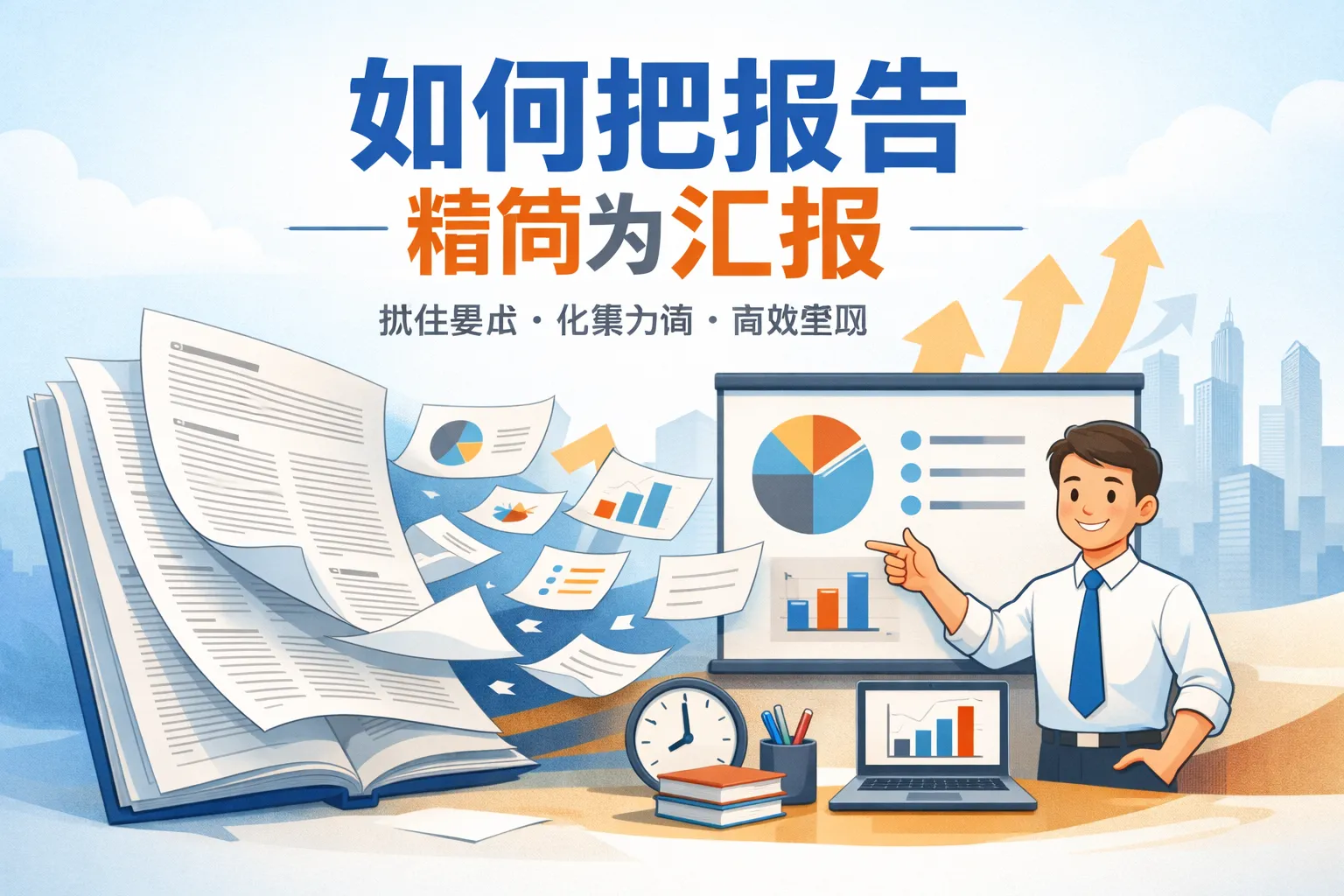 如何把报告精简为汇报