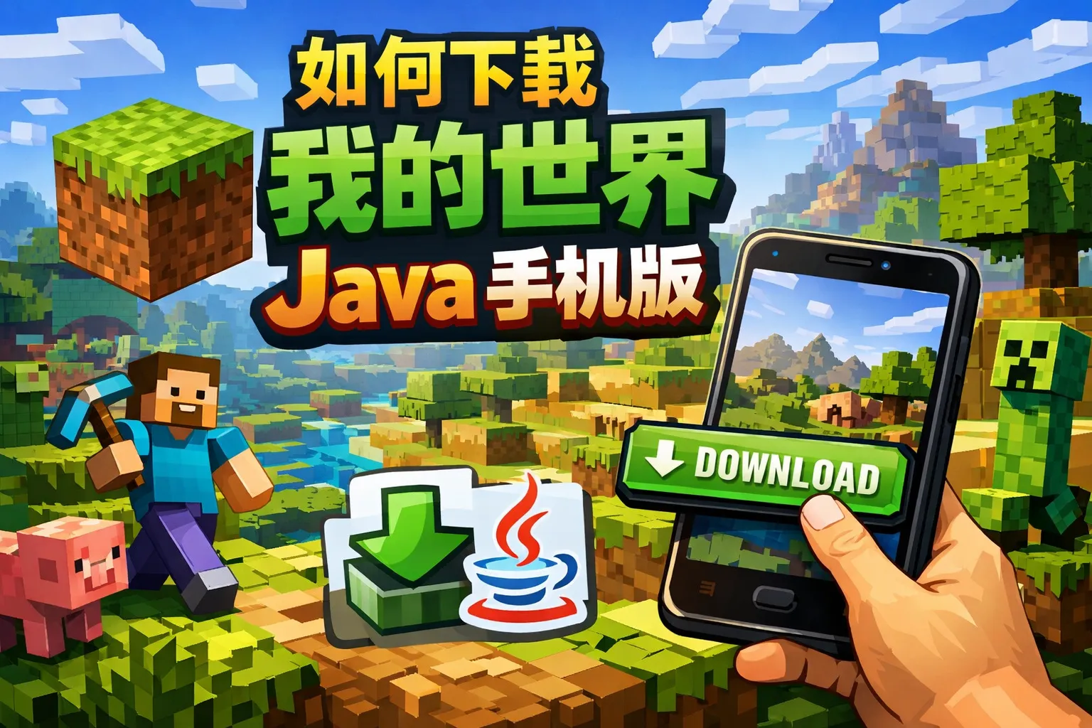 如何下载我的世界java手机版
