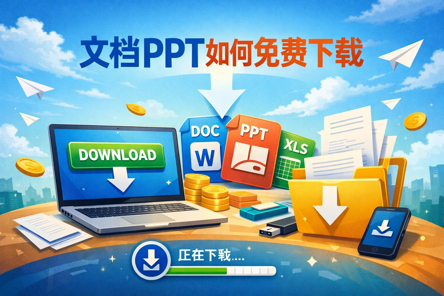 文档ppt如何免费下载