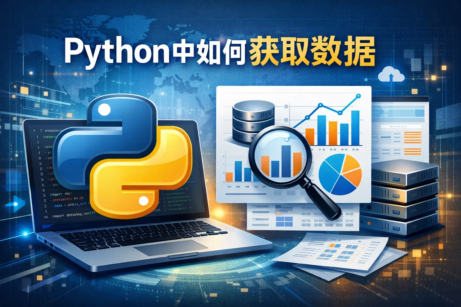 python中如何获取数据