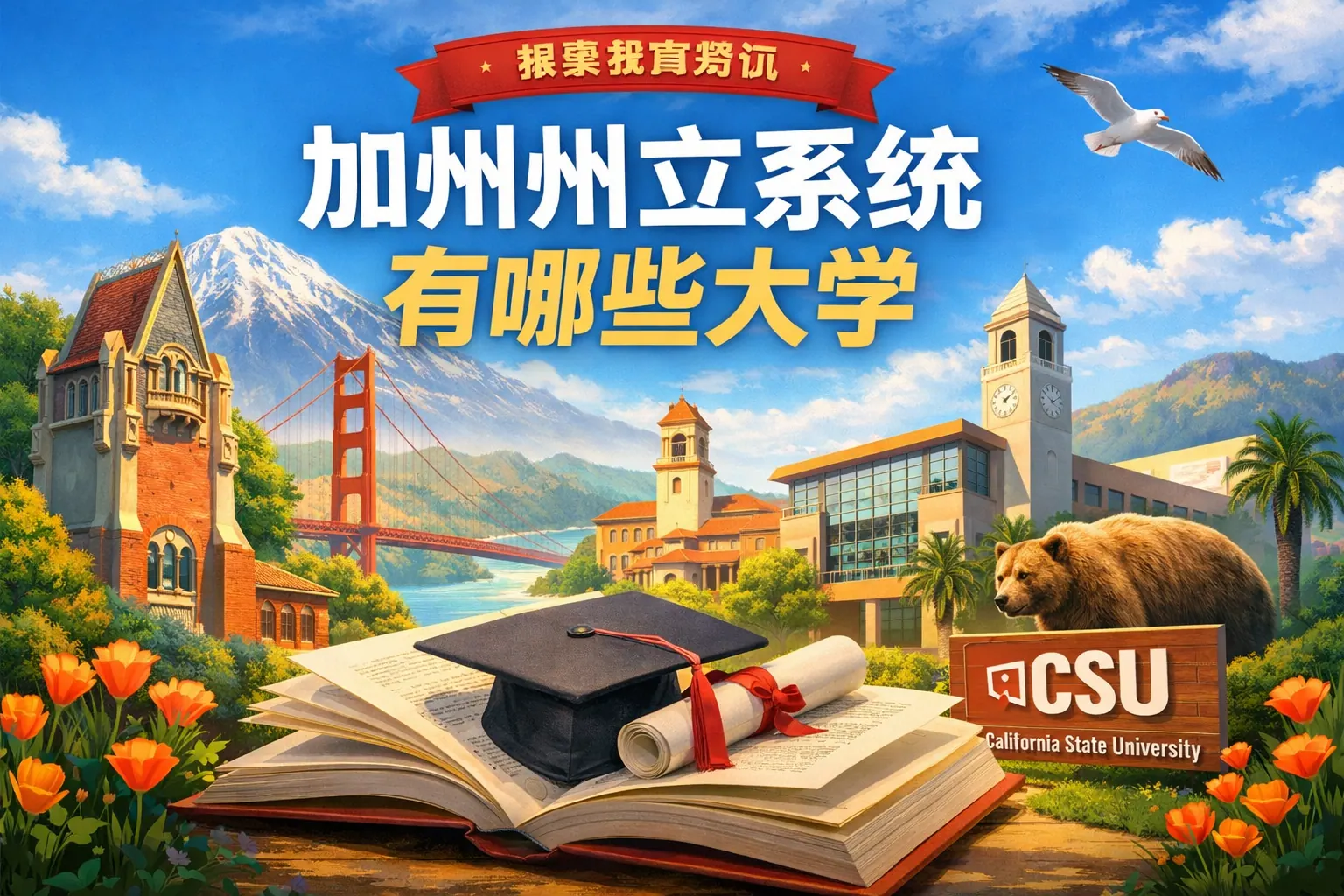 加州州立系统有哪些大学