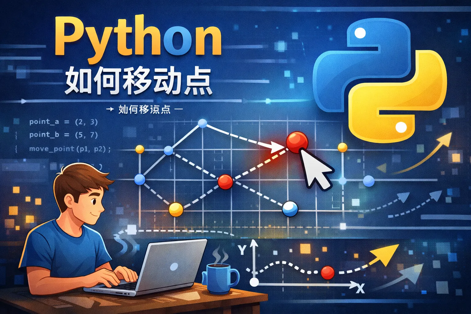 python如何移动点