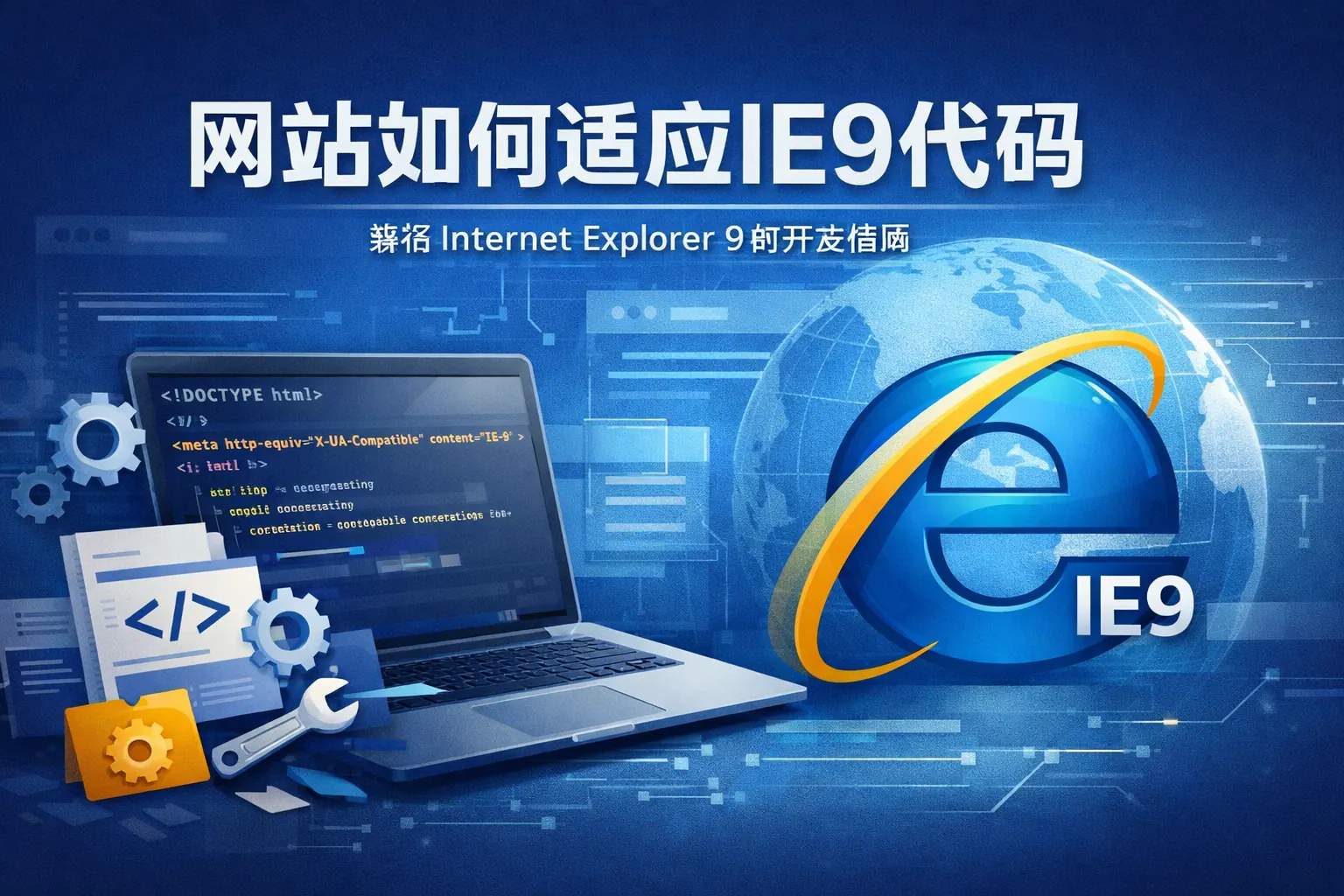 网站如何适应ie9代码