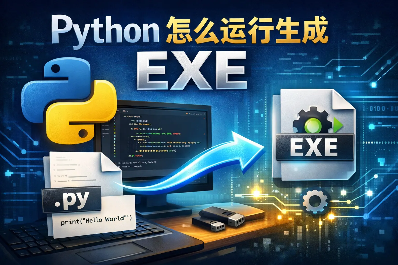 python 怎么运行生成exe