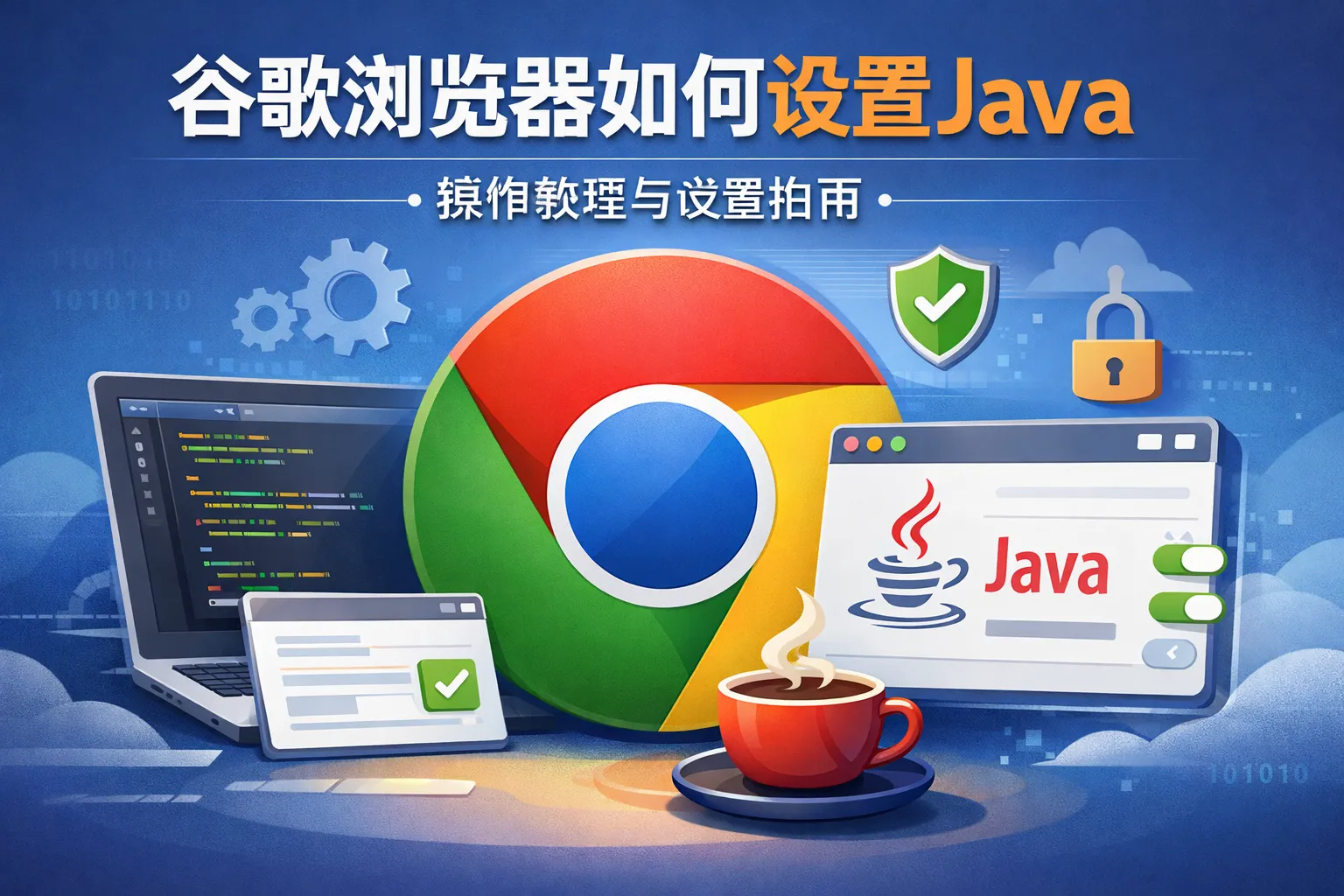 谷歌浏览器如何设置java