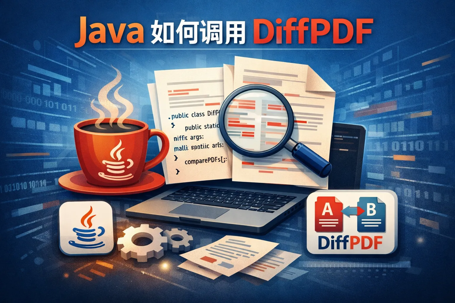Diffpdf Logo java如何调用diffpdf