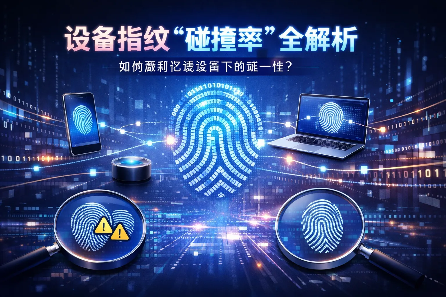 设备指纹“碰撞率”全解析:如何做到亿级设备下的唯一性?