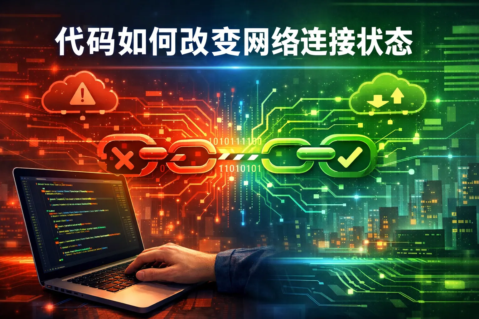 代码如何改变网络连接状态