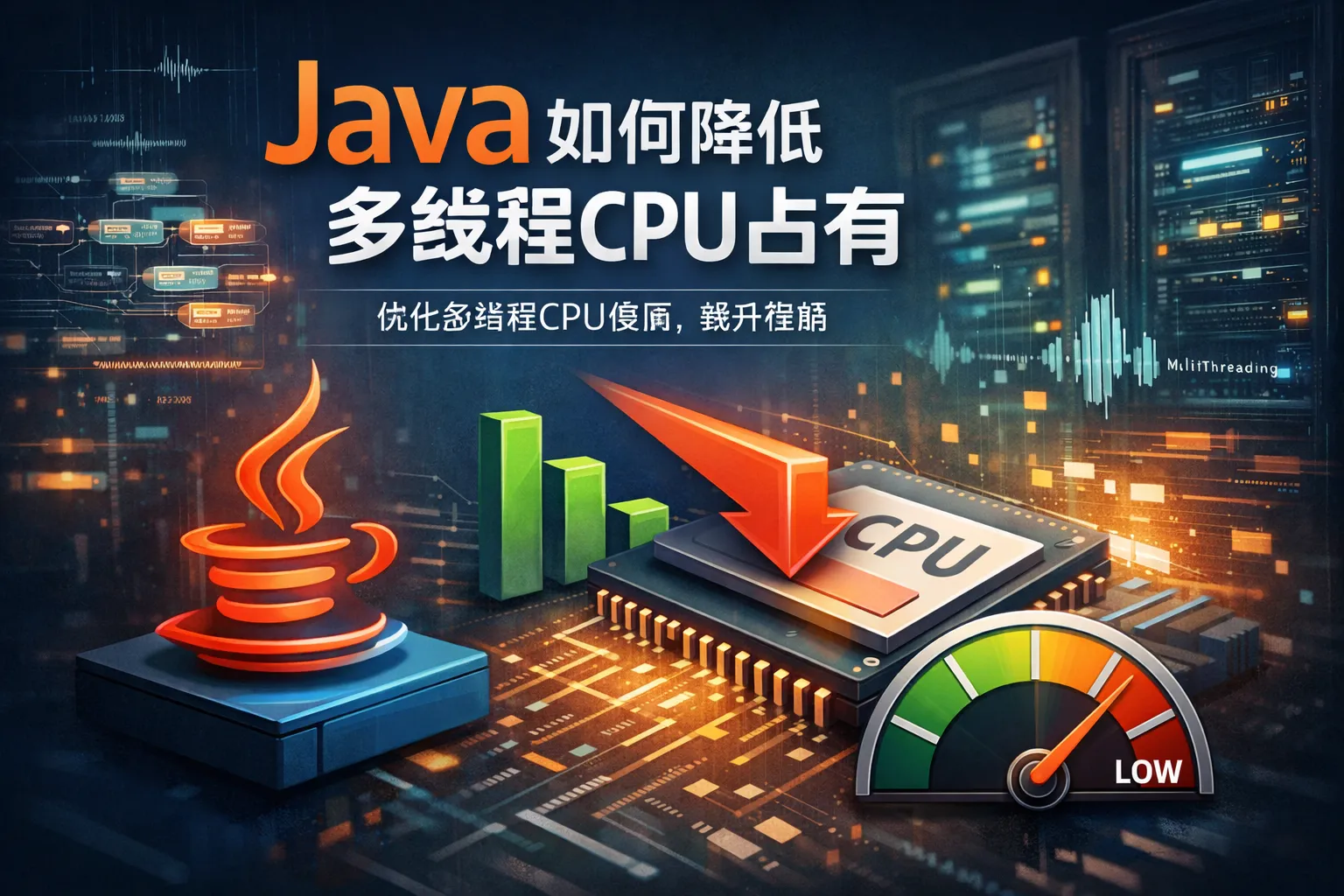 Java如何降低多线程CPU占有