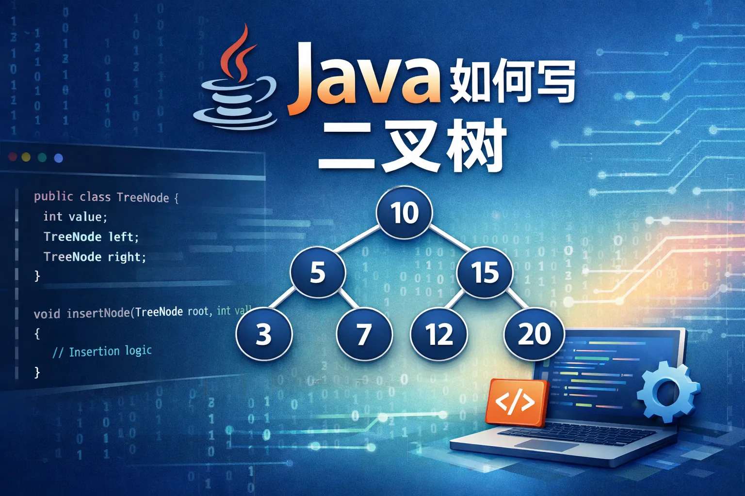 java如何写二叉树