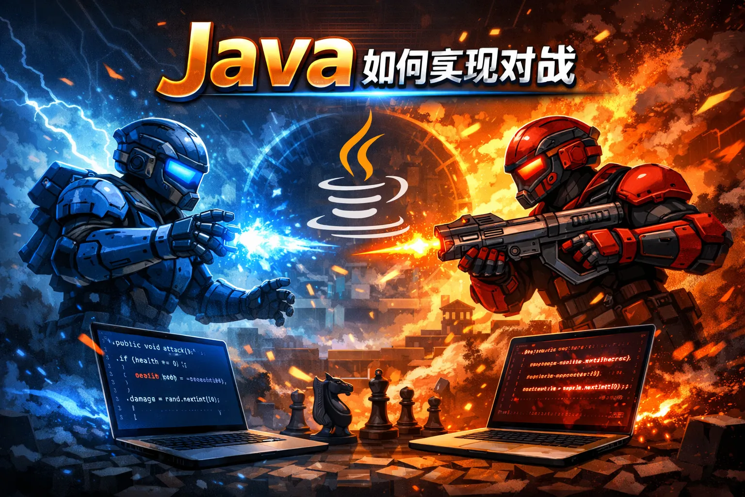 java如何实现对战