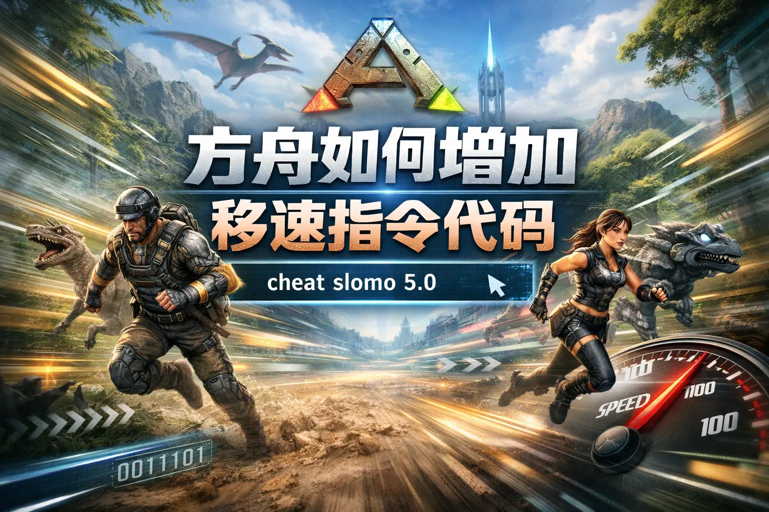 方舟如何增加移速指令代码