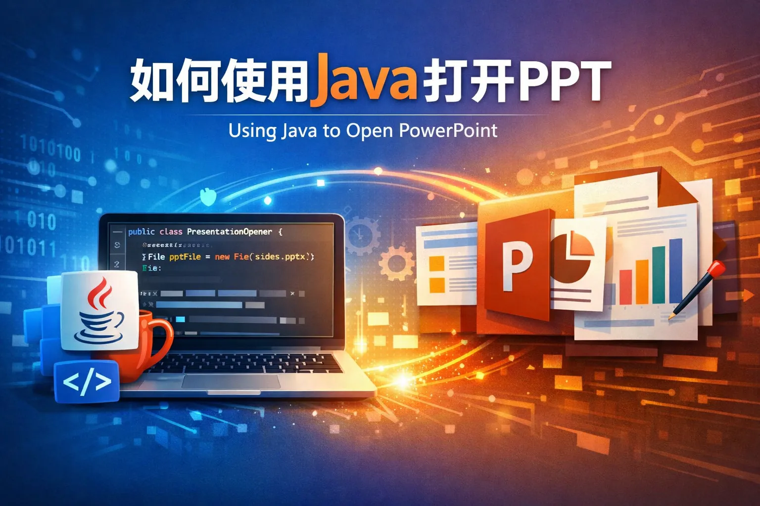 如何使用java打开ppt