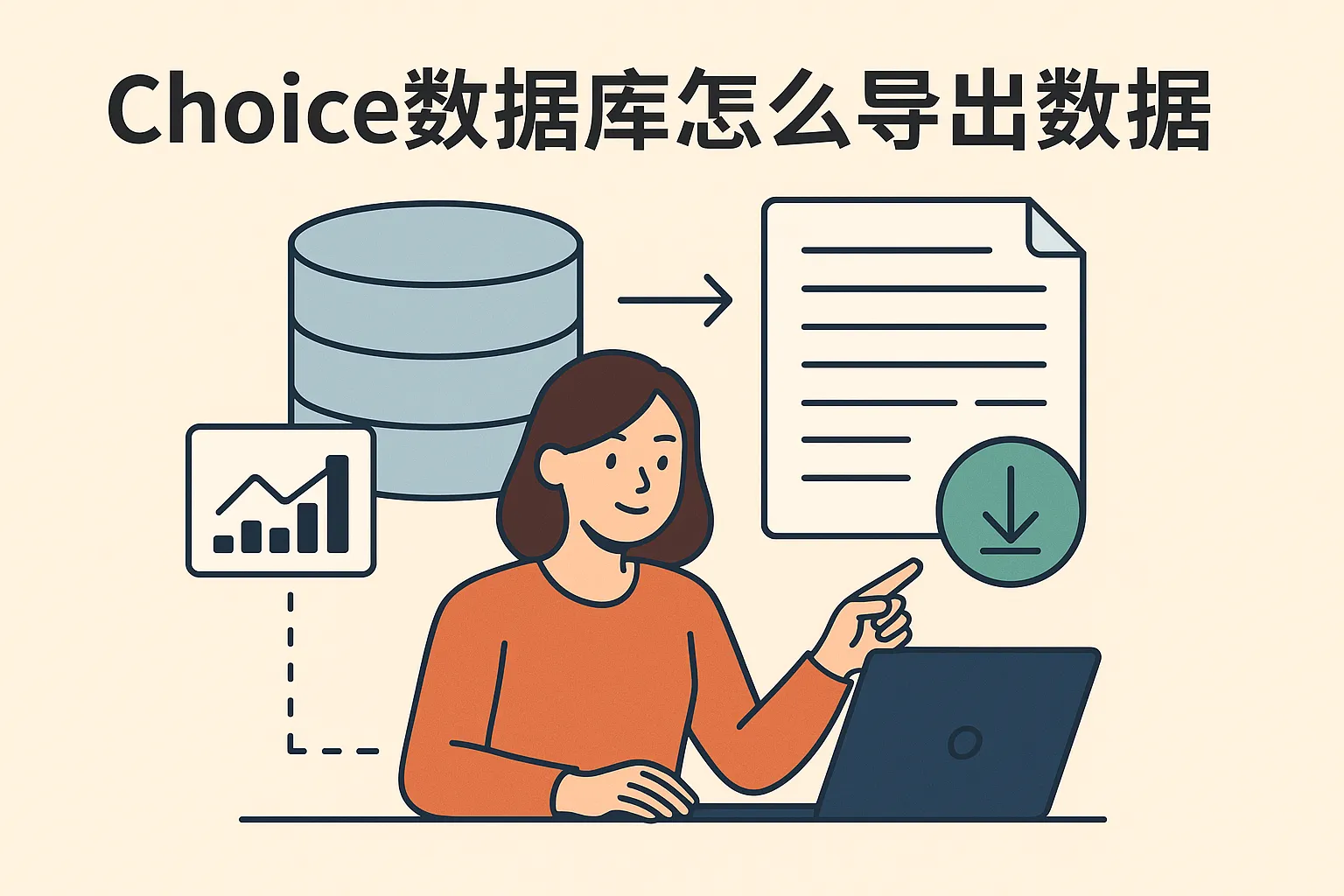 choice数据库怎么导出数据