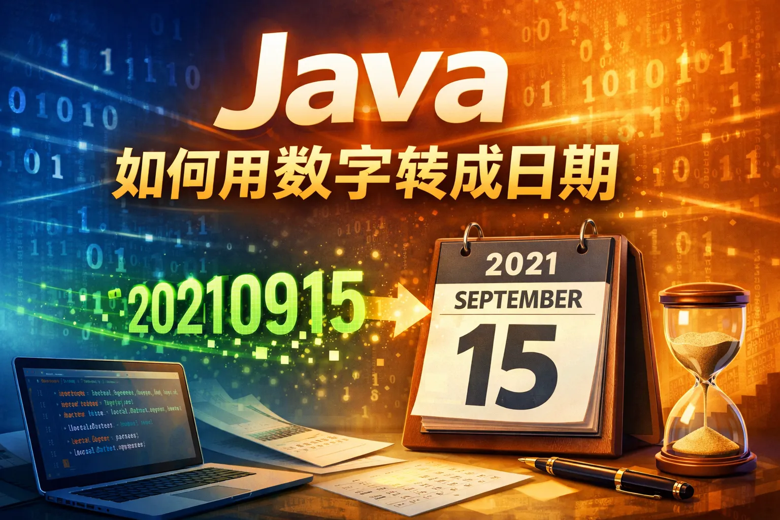 java如何用数字转成日期