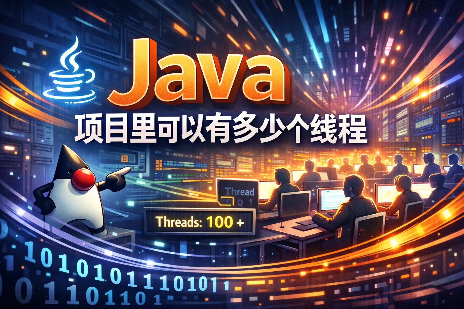 Java项目里可以有多少个线程