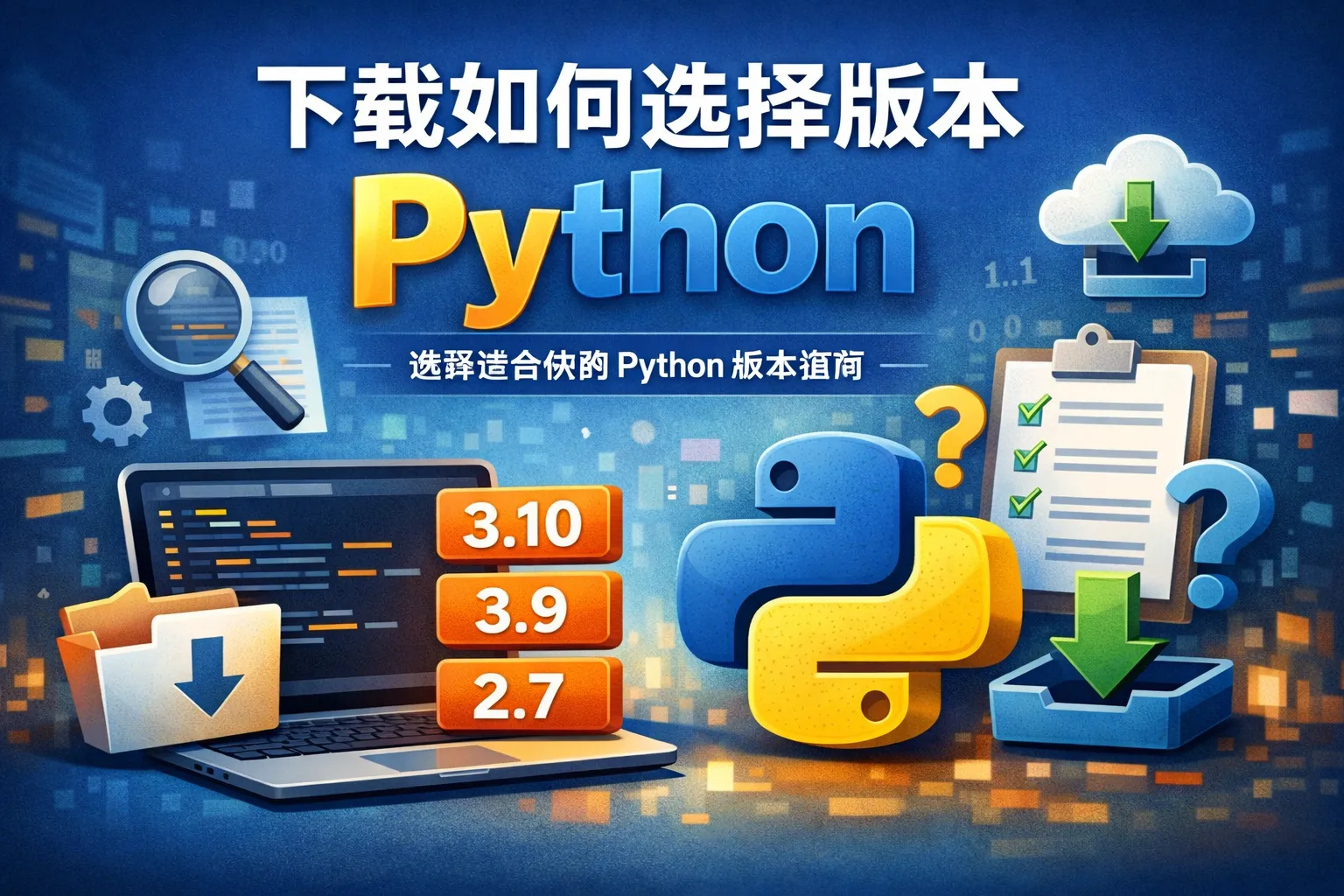 下载如何选择版本python