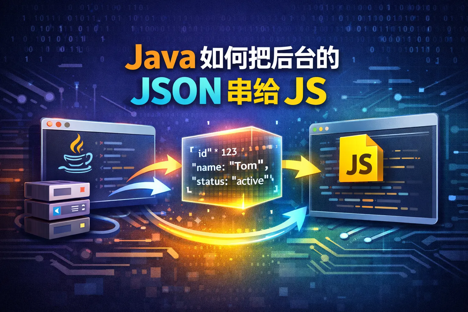 java如何把后台的json串给js