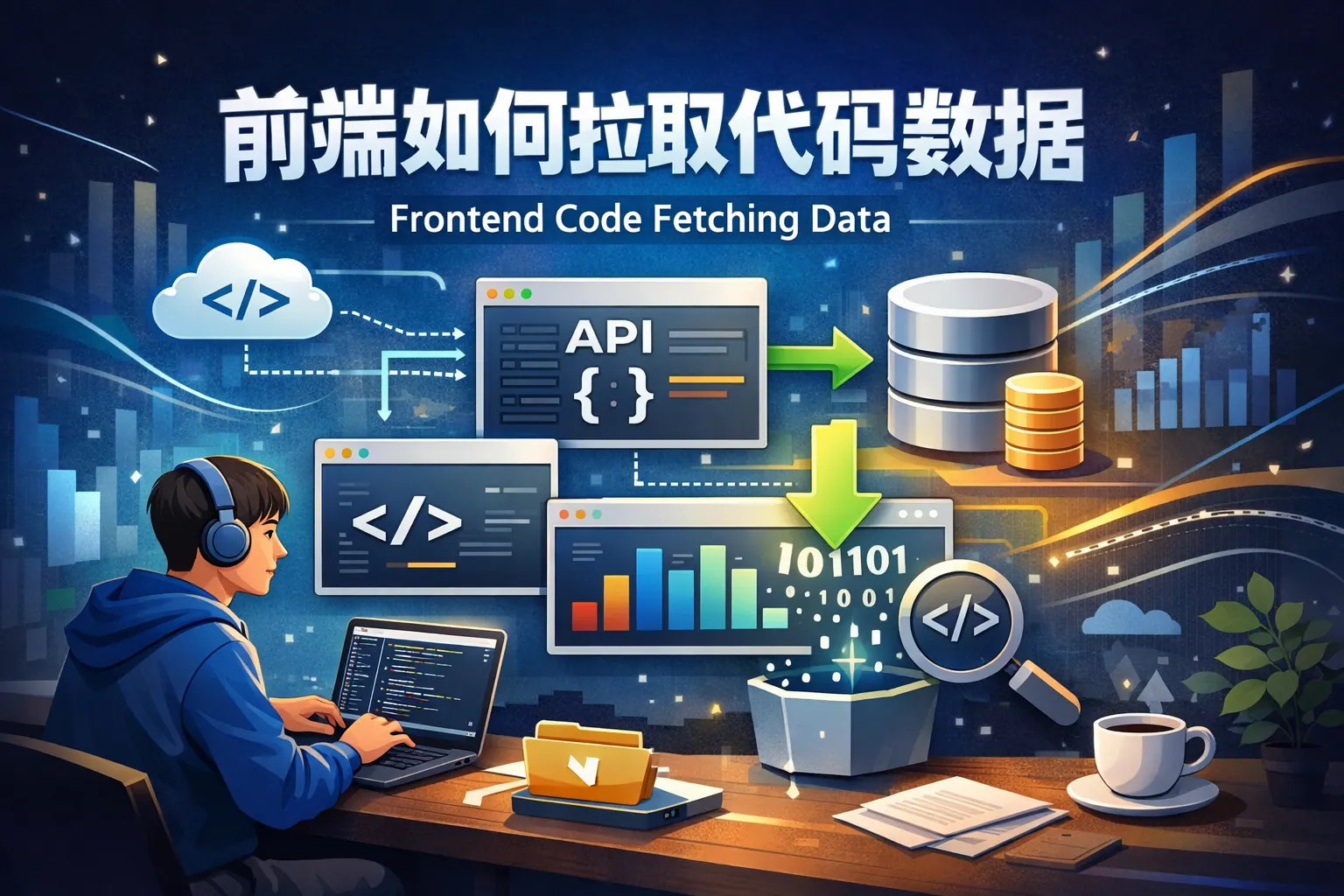 前端如何拉取代码数据