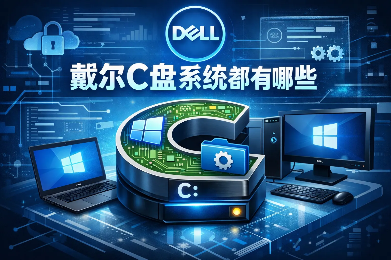 戴尔c盘系统都有哪些