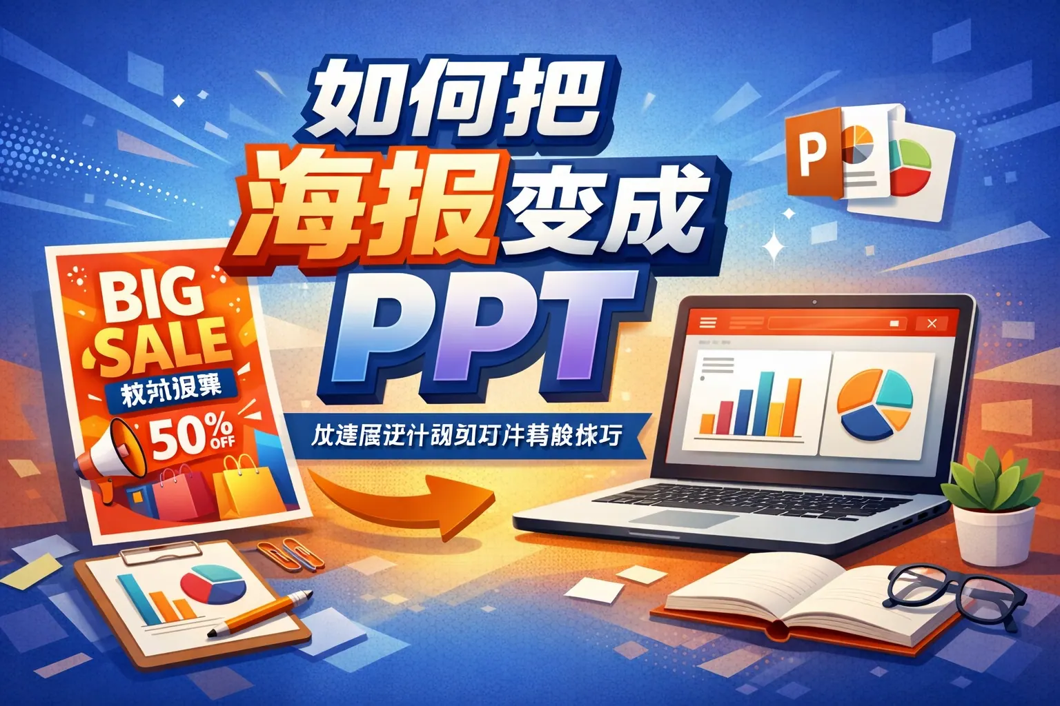 如何把海报变成ppt