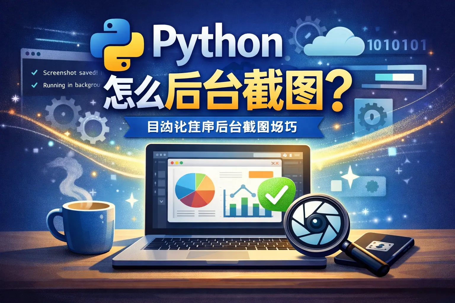 python 怎么后台截图
