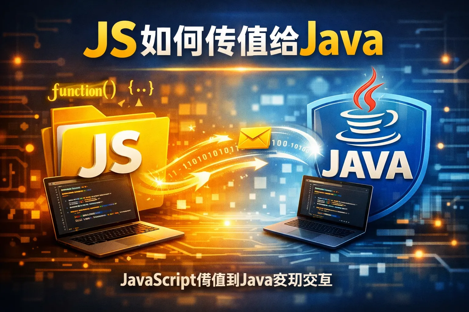 js如何传值给java