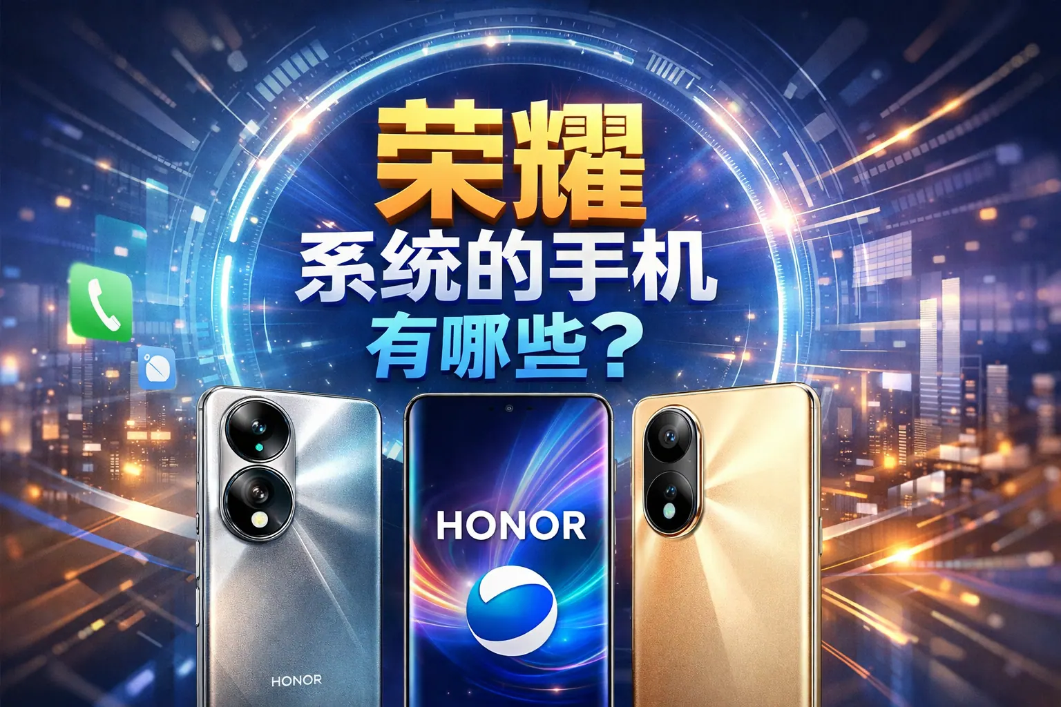 荣耀系统的手机有哪些