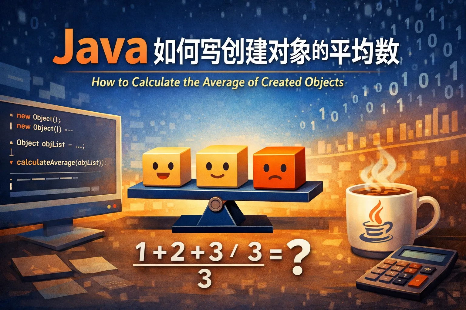 Java如何写创建对象的平均数