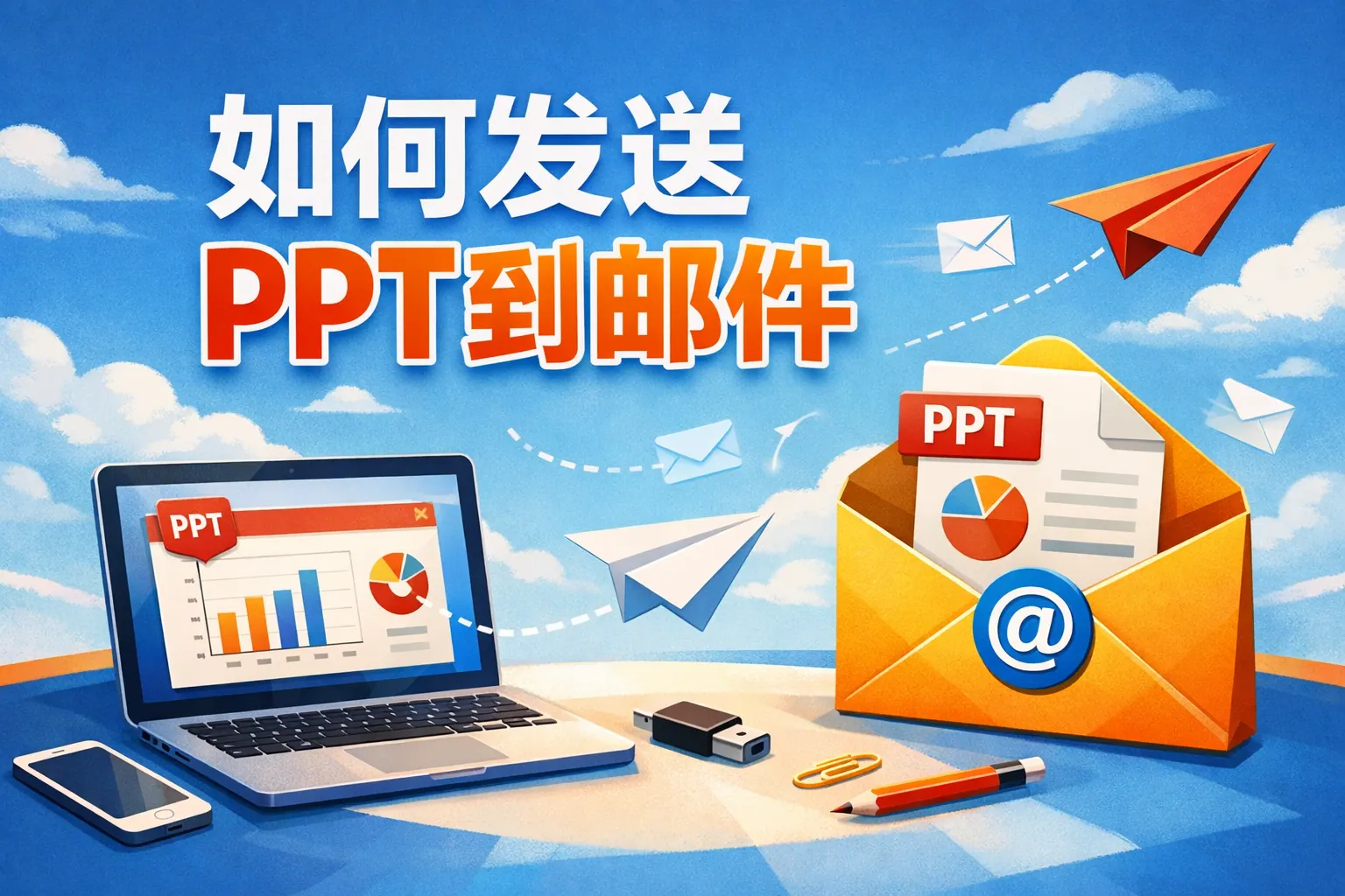 如何发送PPT到邮件