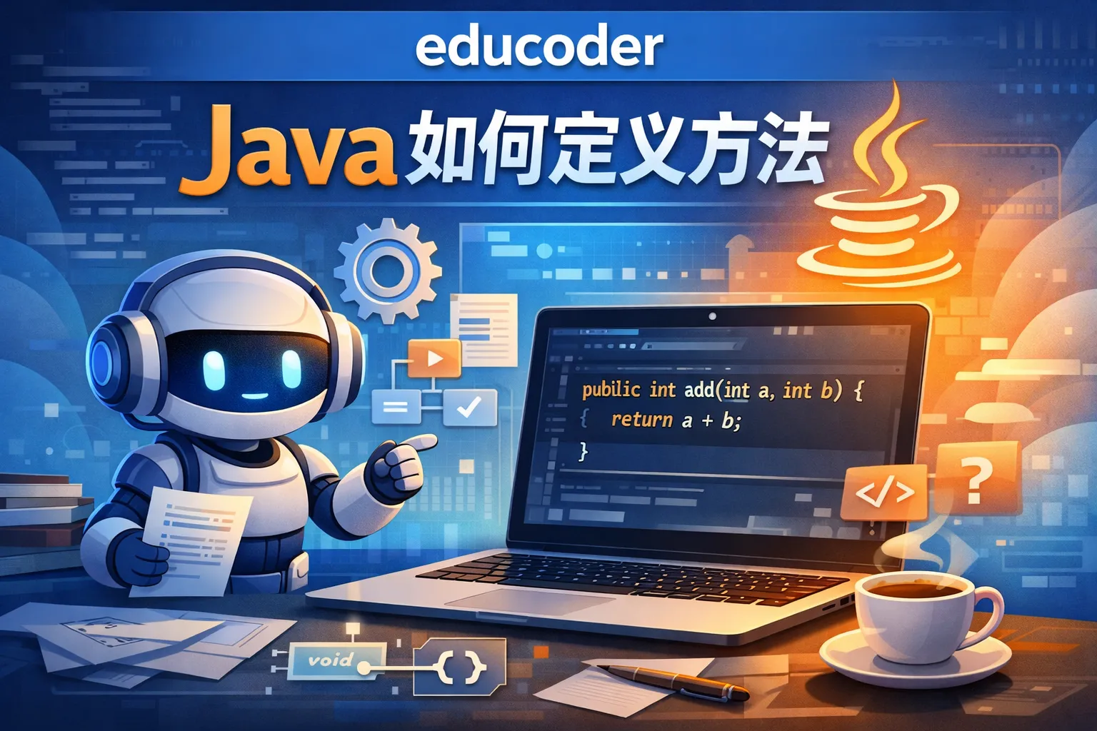 educoder java如何定义方法