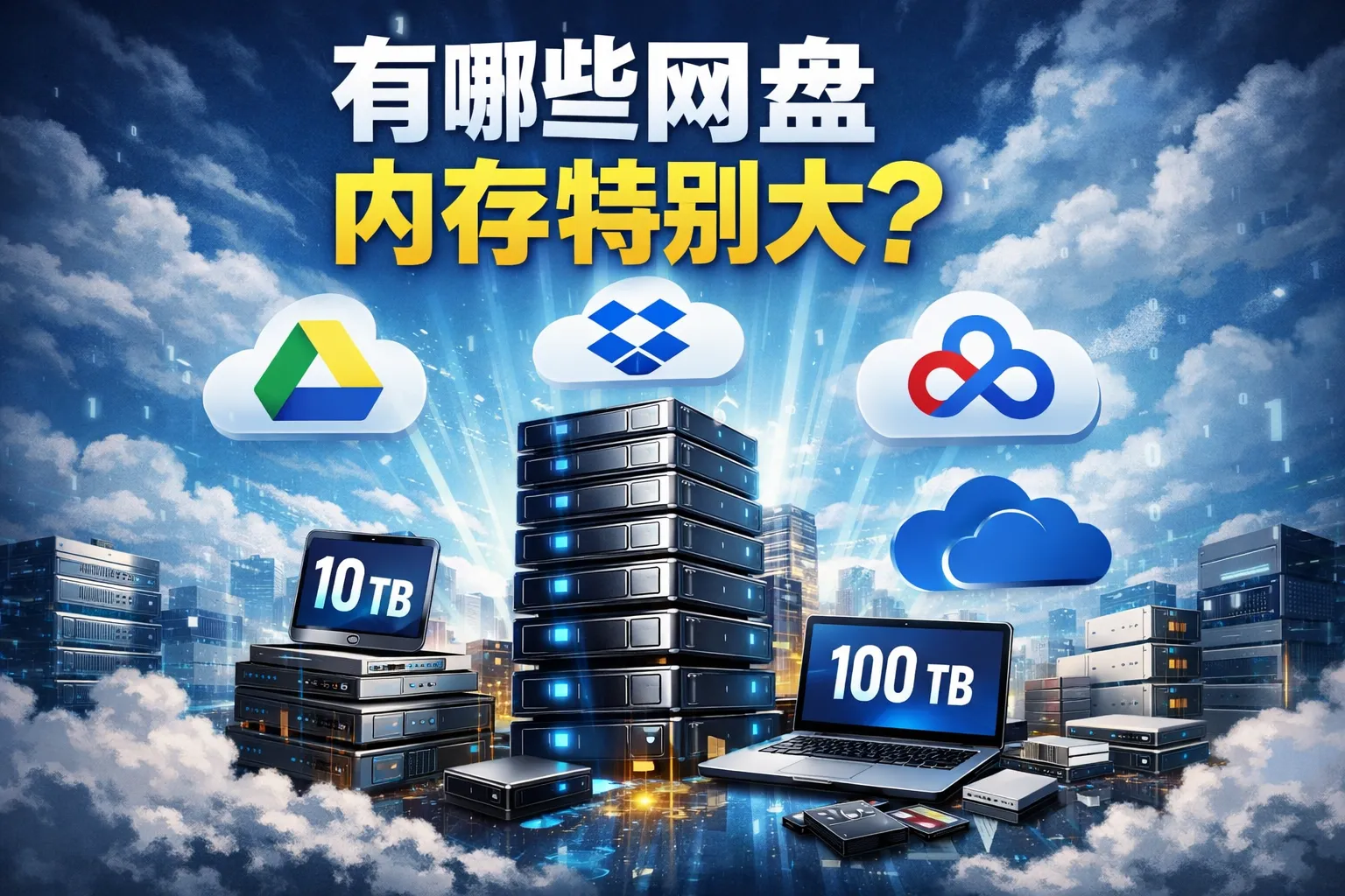 有哪些网盘内存特别大