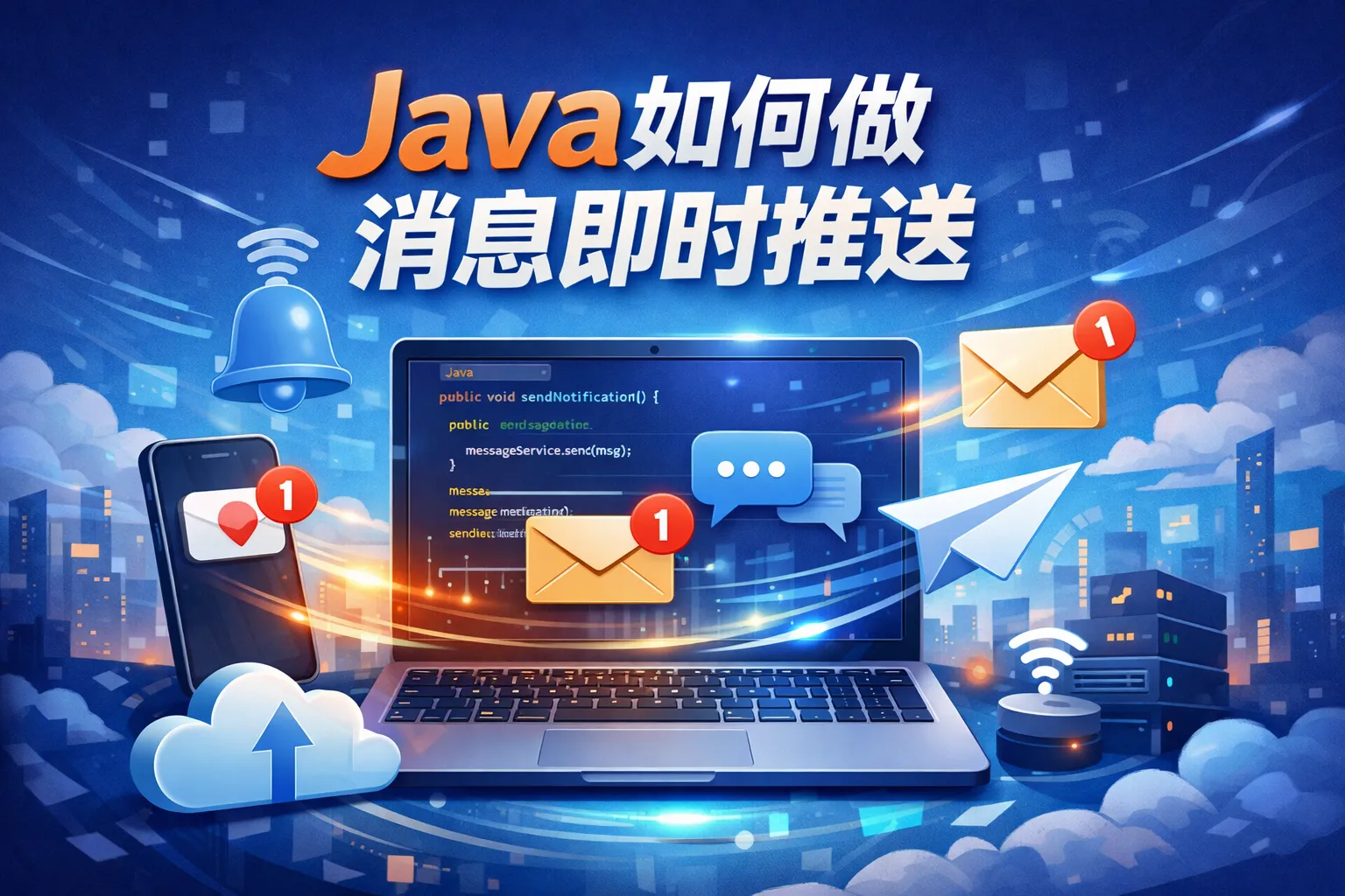 java如何做消息即时推送