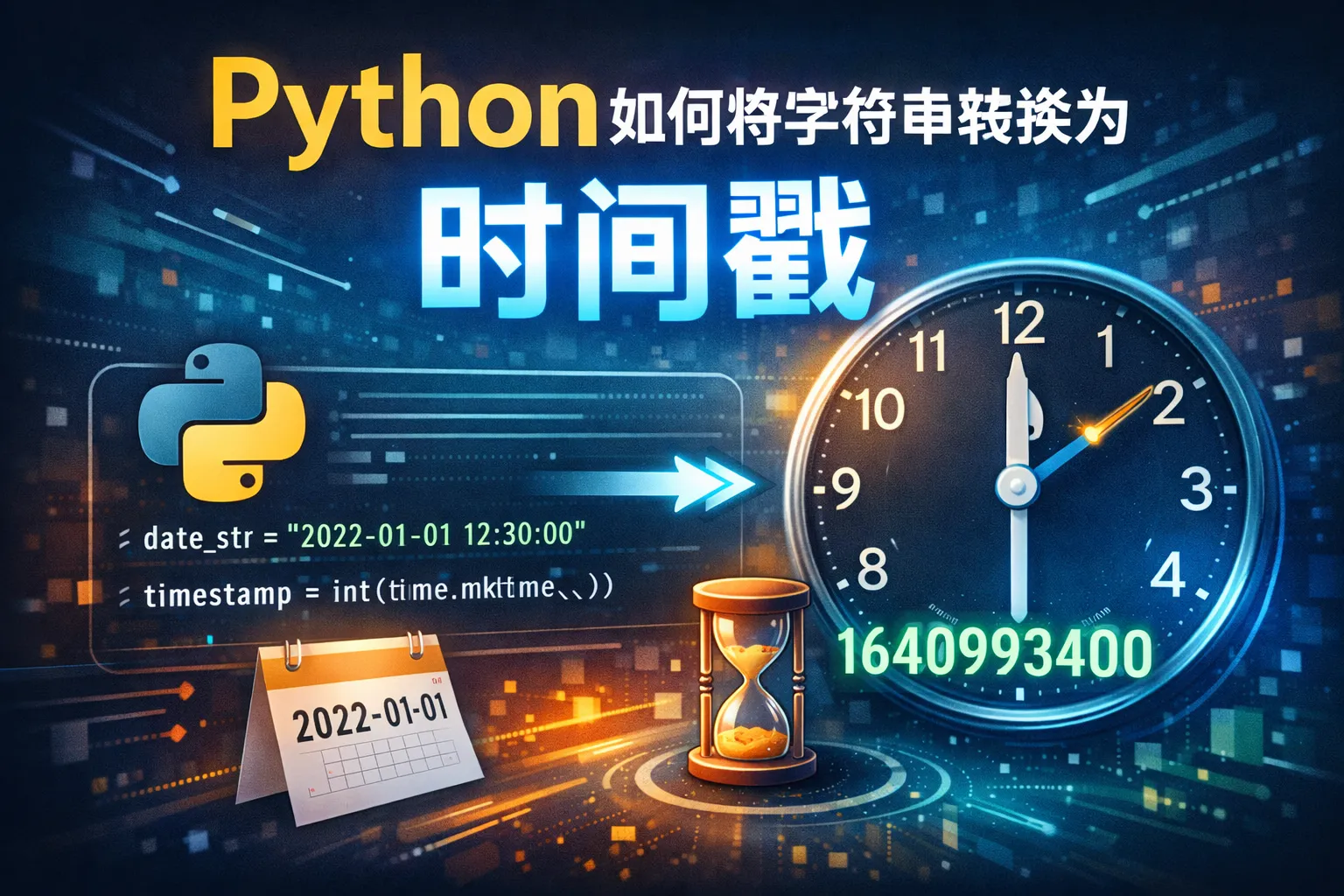python如何将字符串转换为时间戳