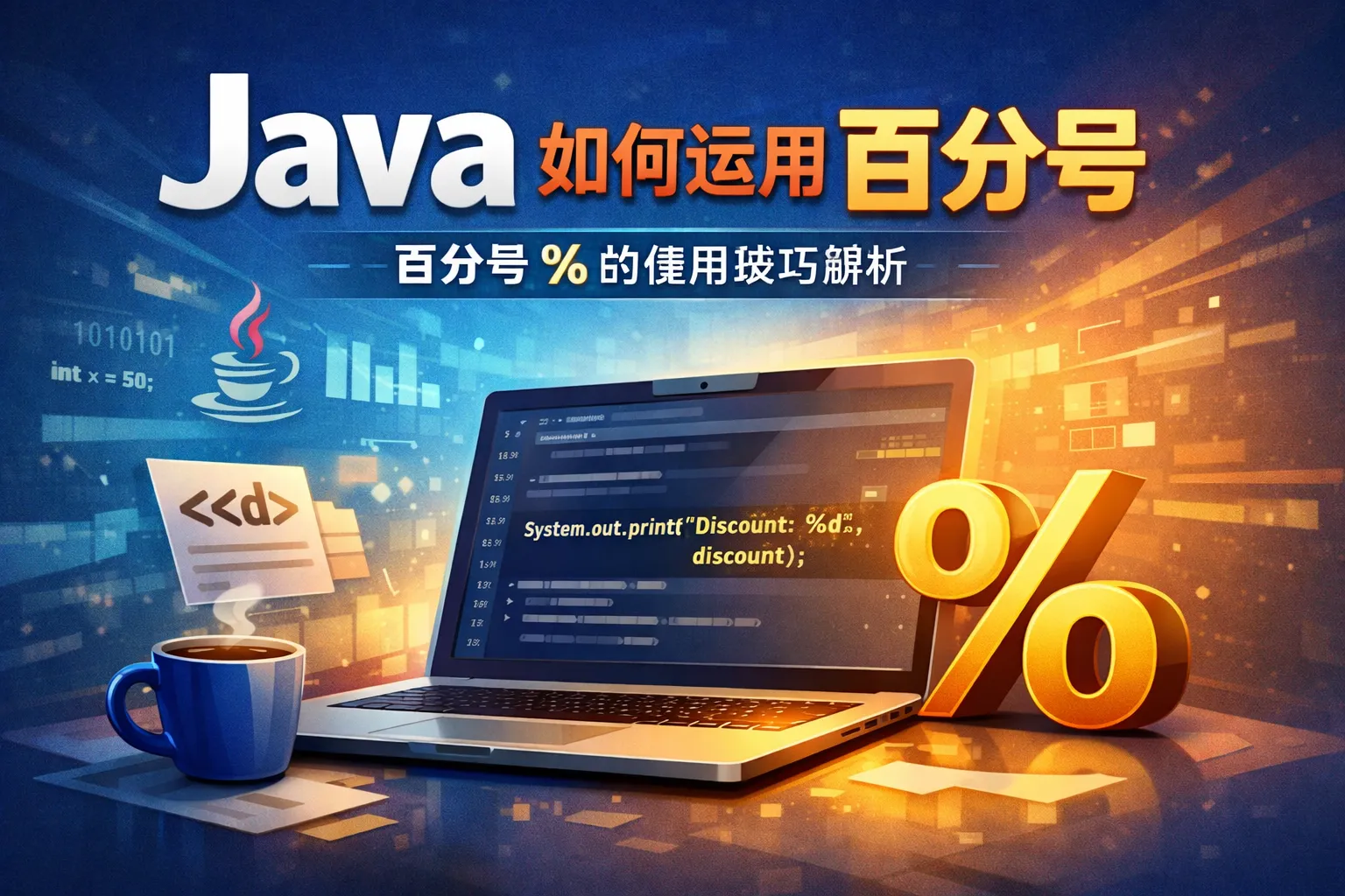 java如何运用百分号