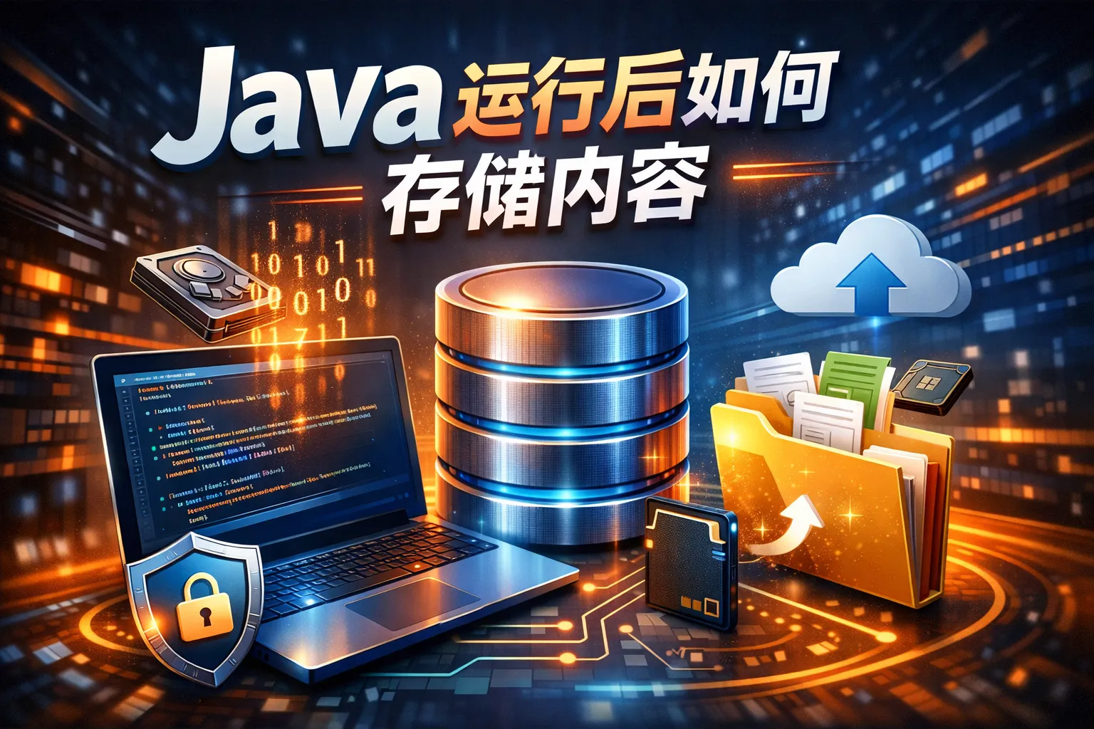 java运行后如何存储内容