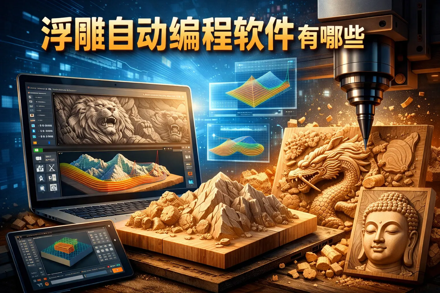 浮雕自动编程软件有哪些