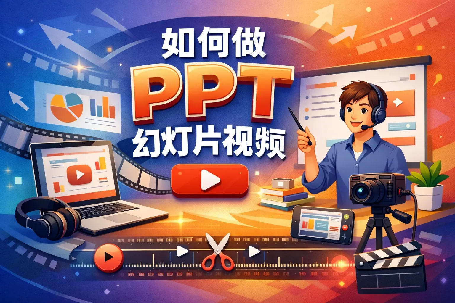 如何做ppt幻灯片视频