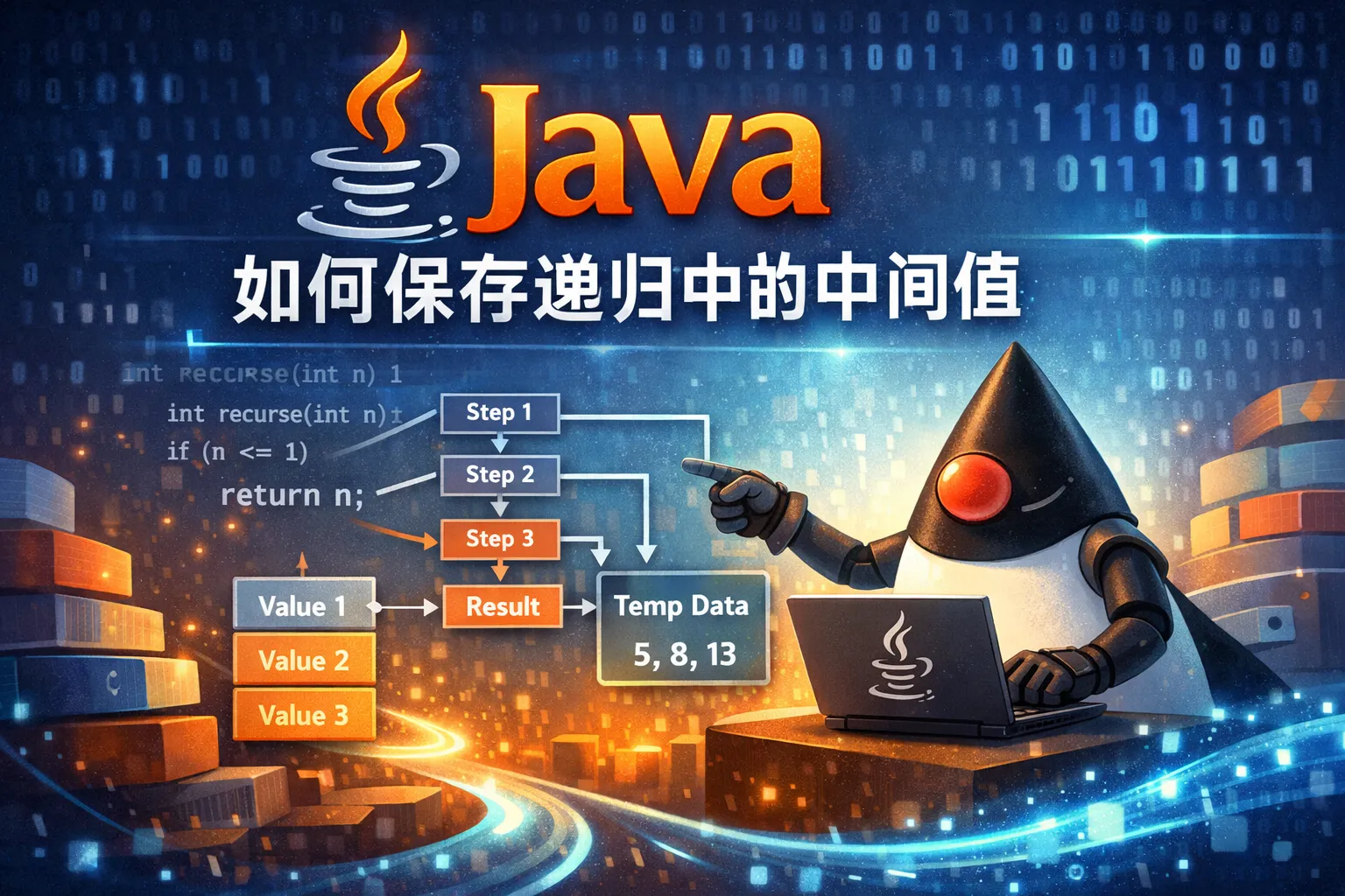 java如何保存递归中的中间值