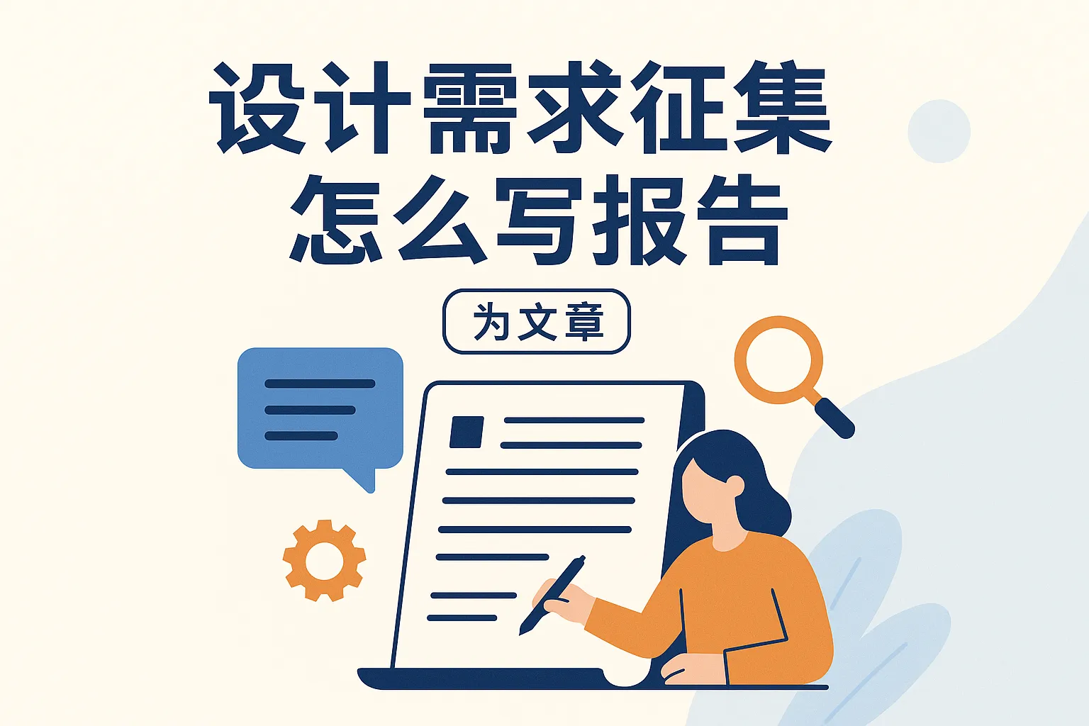 设计需求征集怎么写报告