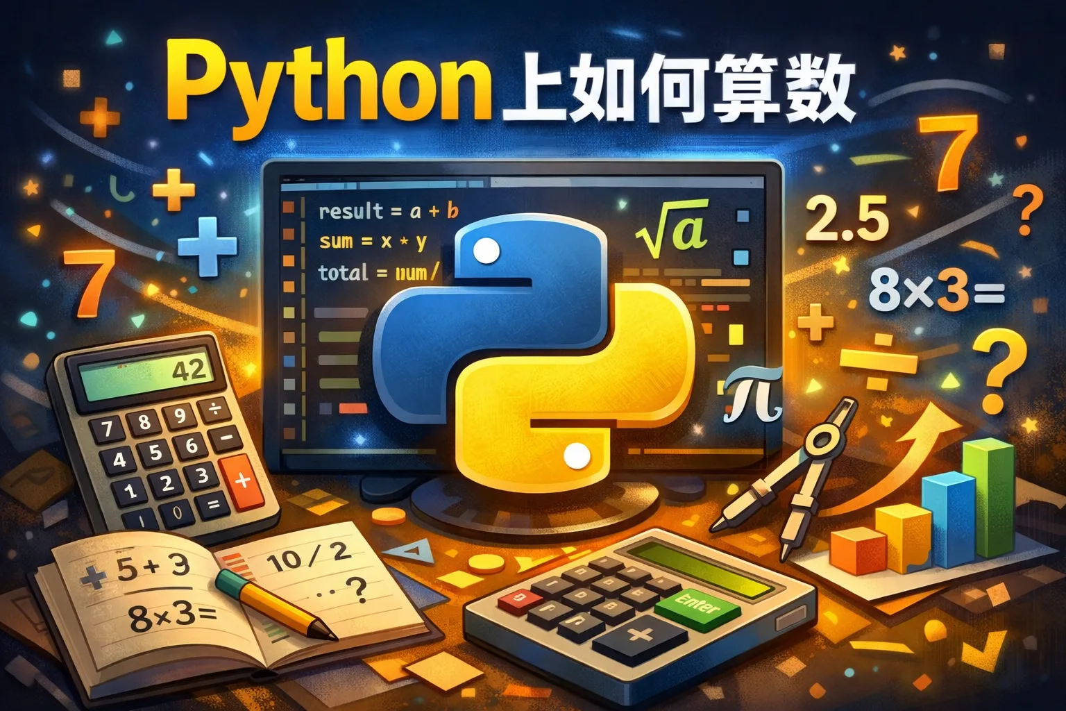 python上如何算数