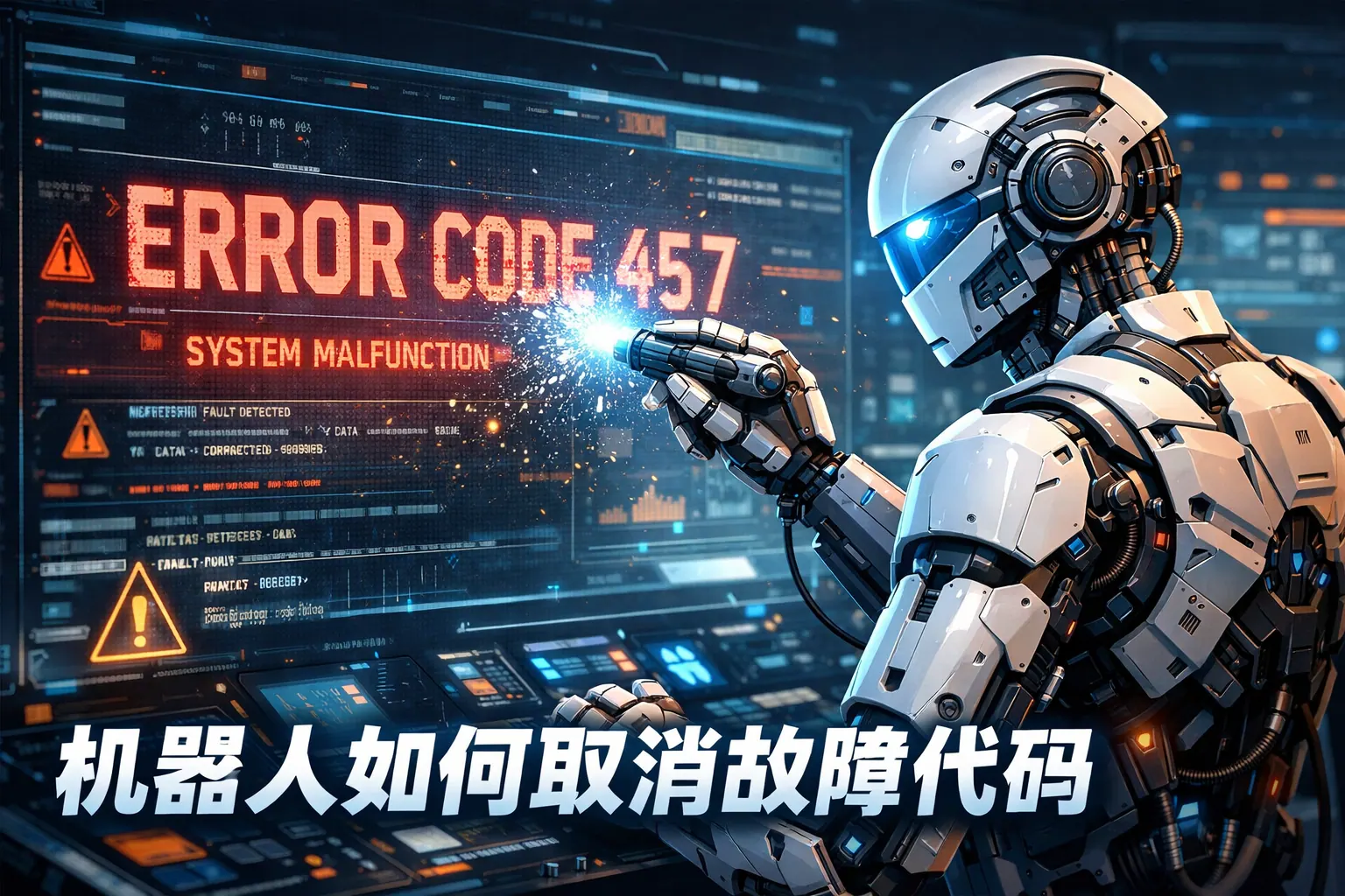 机器人如何取消故障代码