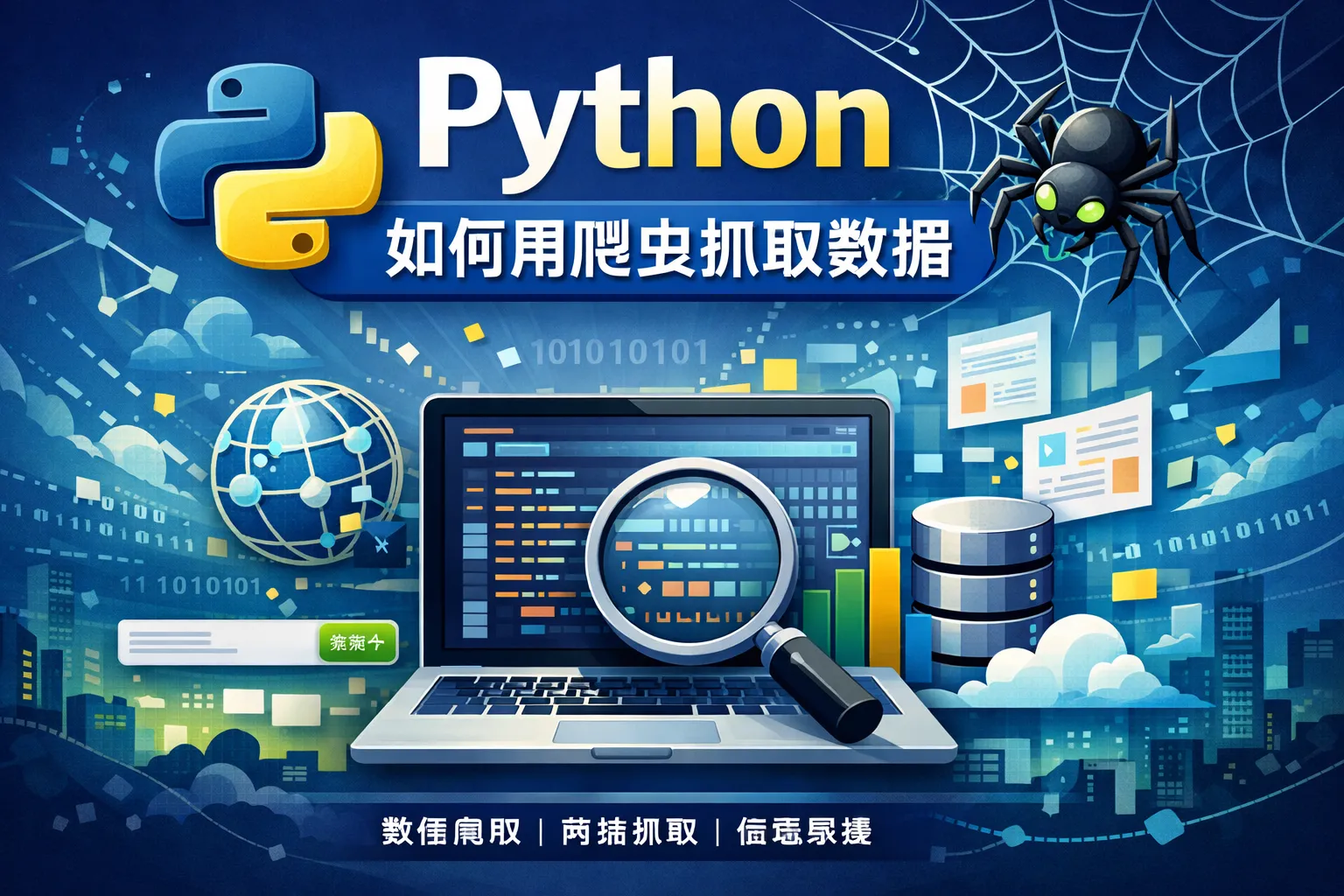 python如何用爬虫抓取数据