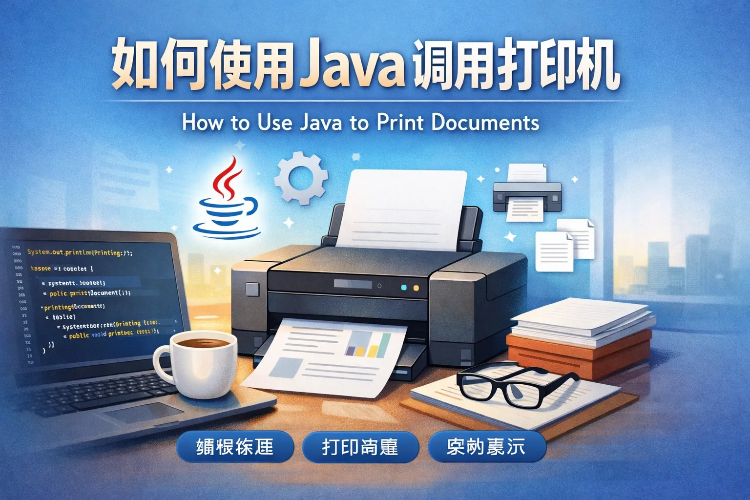 如何使用java调用打印机