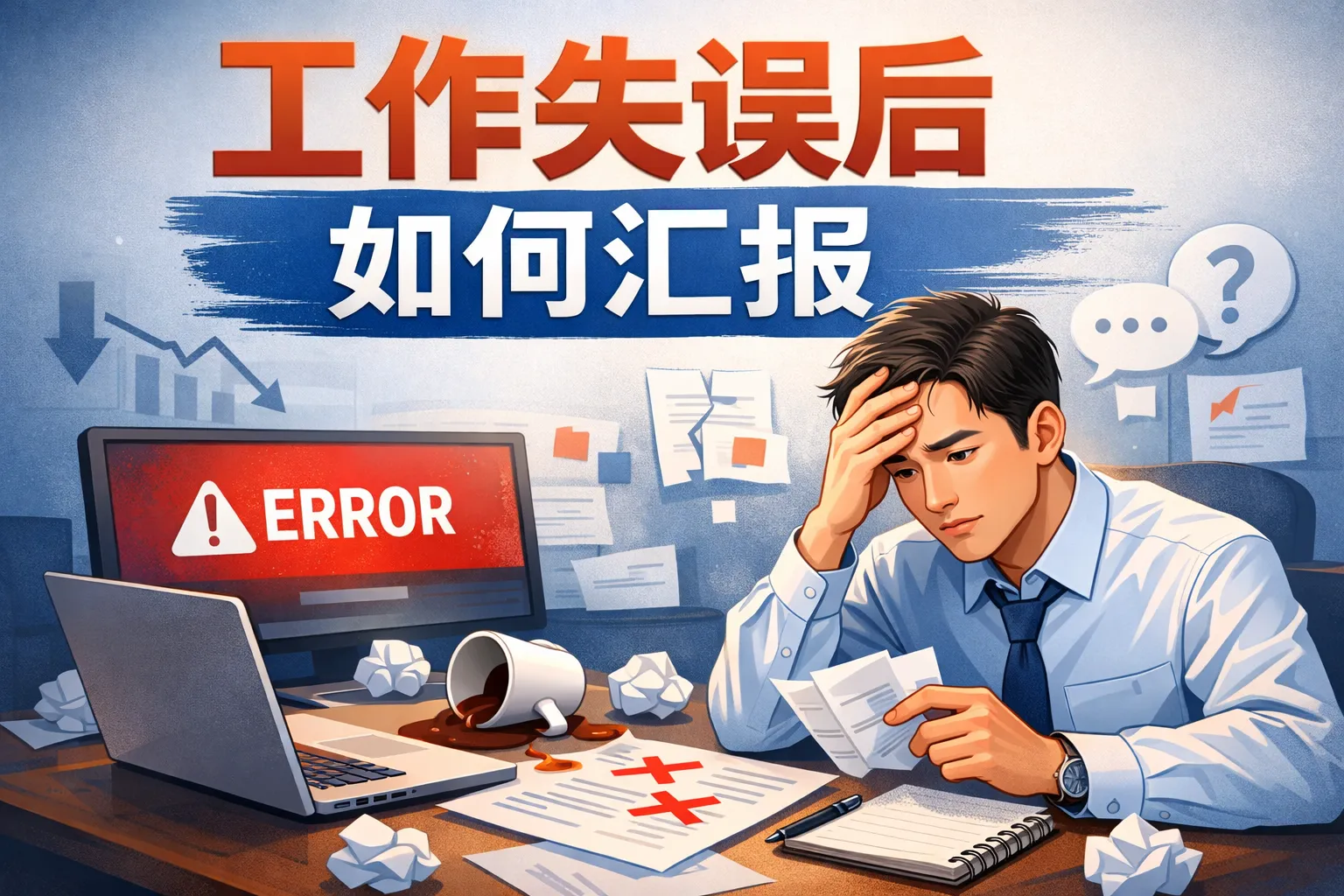 工作失误后如何汇报