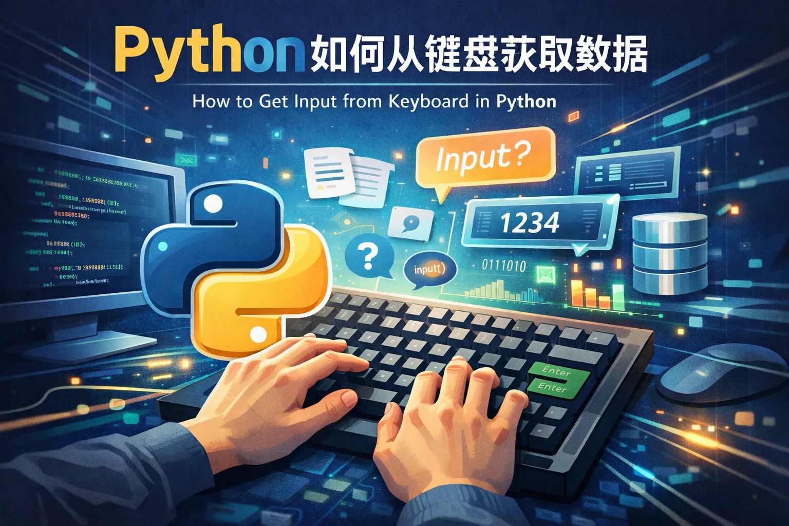 python如何从键盘获取数据