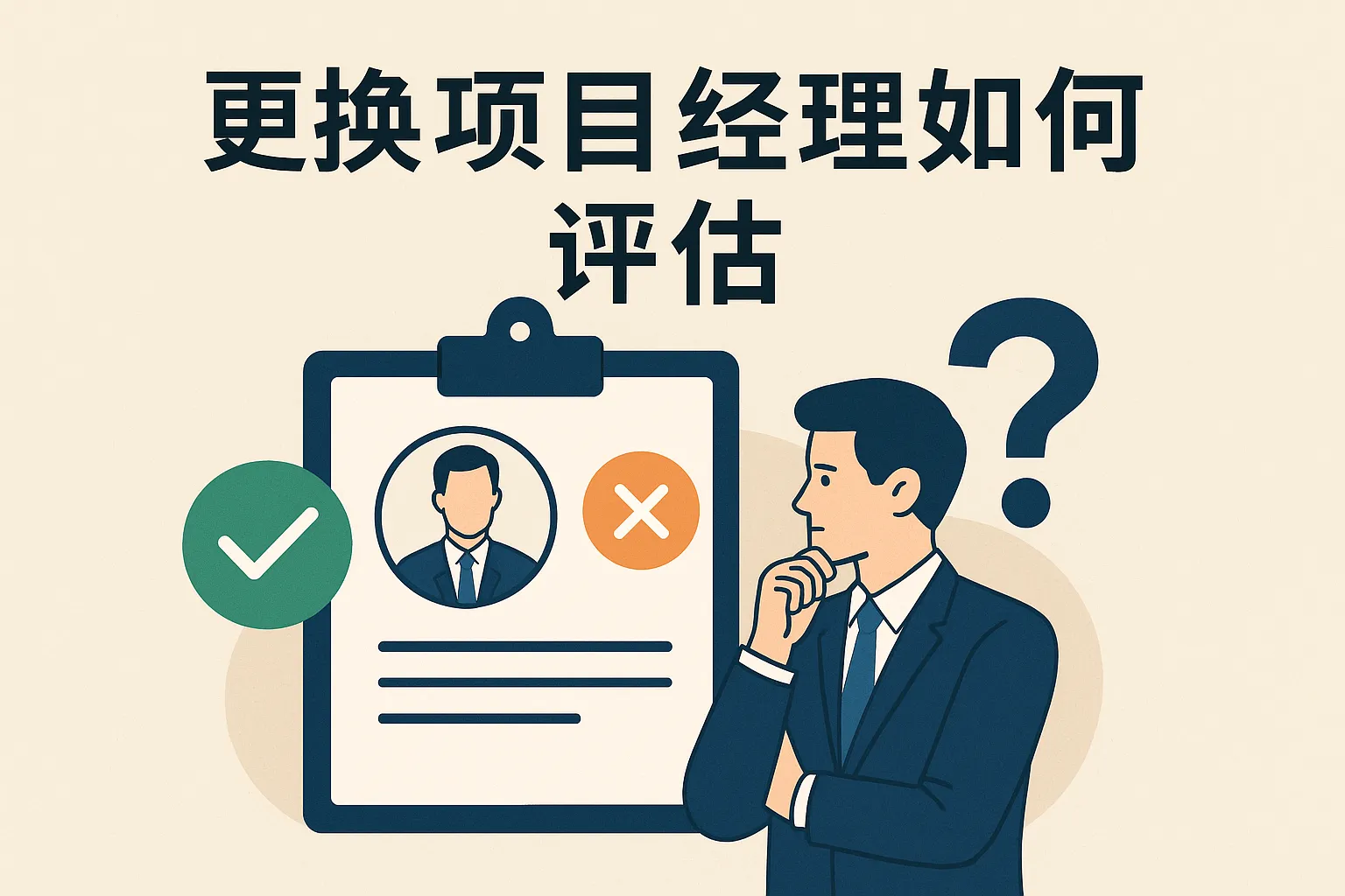 更换项目经理如何评估