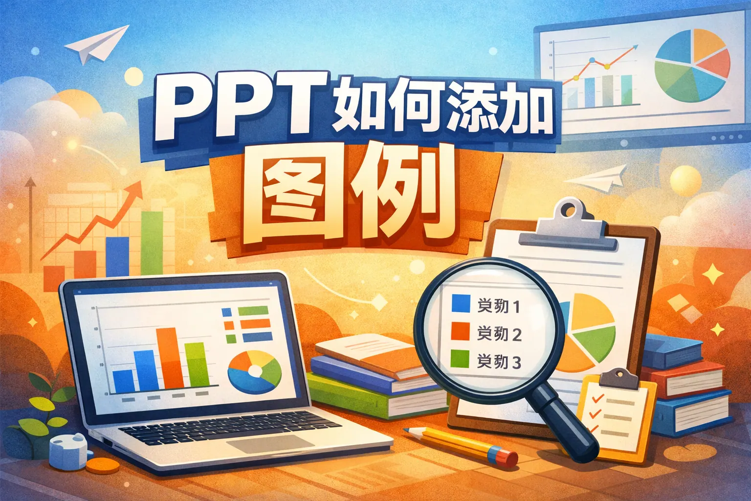ppt如何添加图例