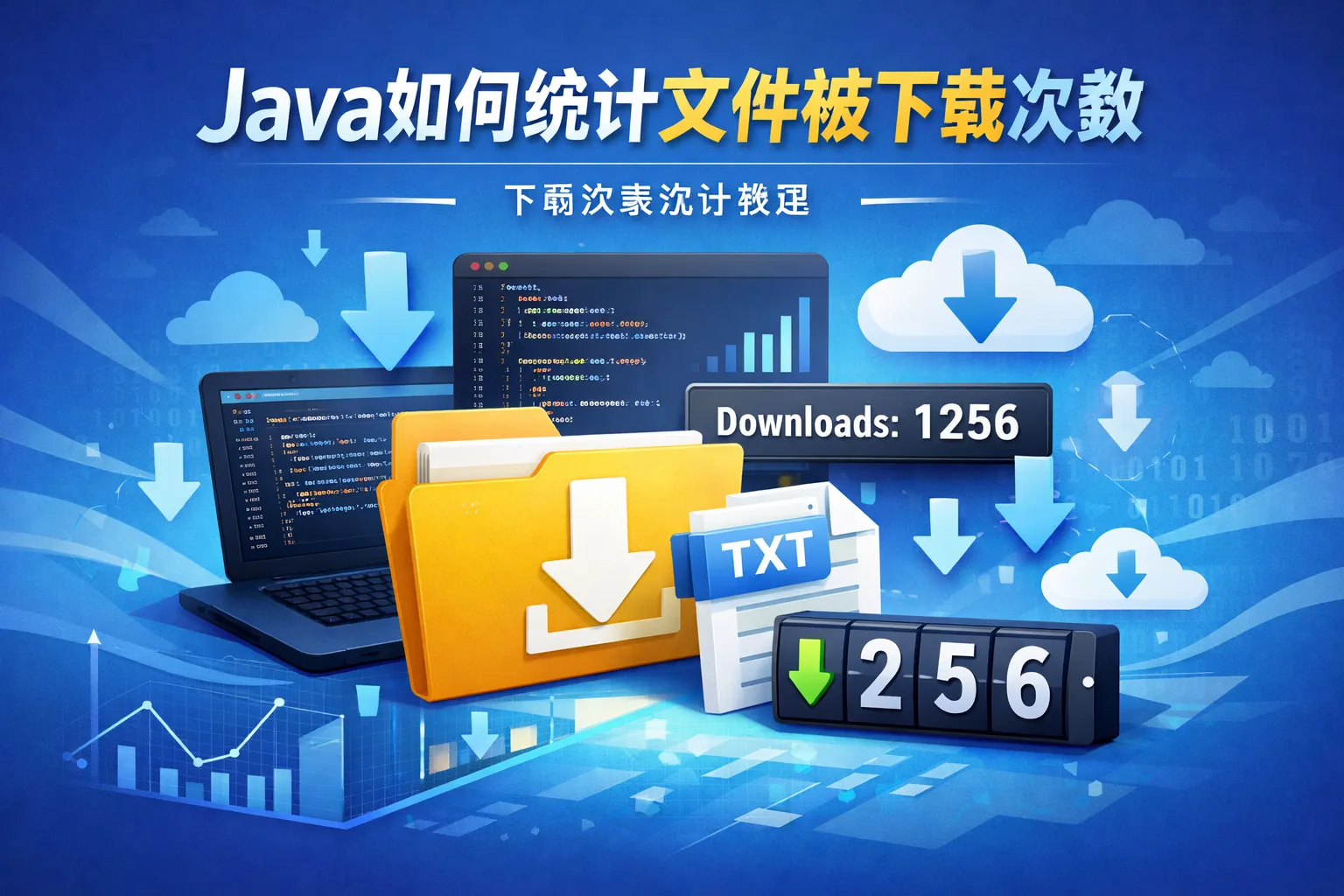 java如何统计文件被下载次数