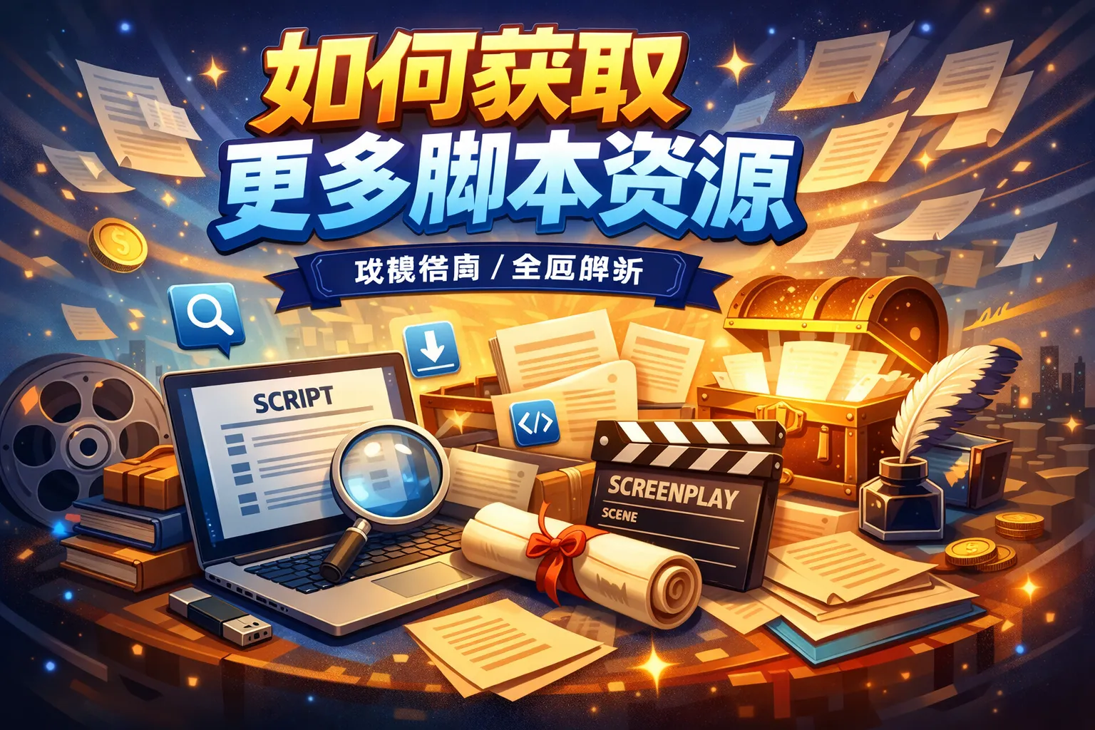 如何获取更多脚本资源